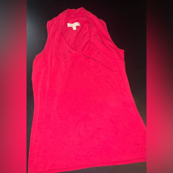 Ecetera Pink Bunched Neck Halter Like Style tank Size Small EUC - Picture 1 of 8